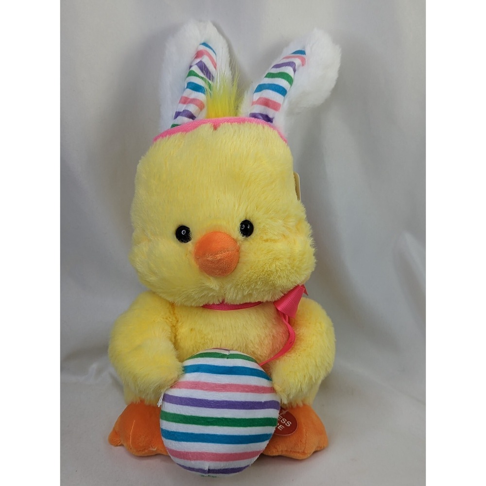 Sound n Light Animated Chick Plush 13 Inch Easter Parade Works Stuffed Animal